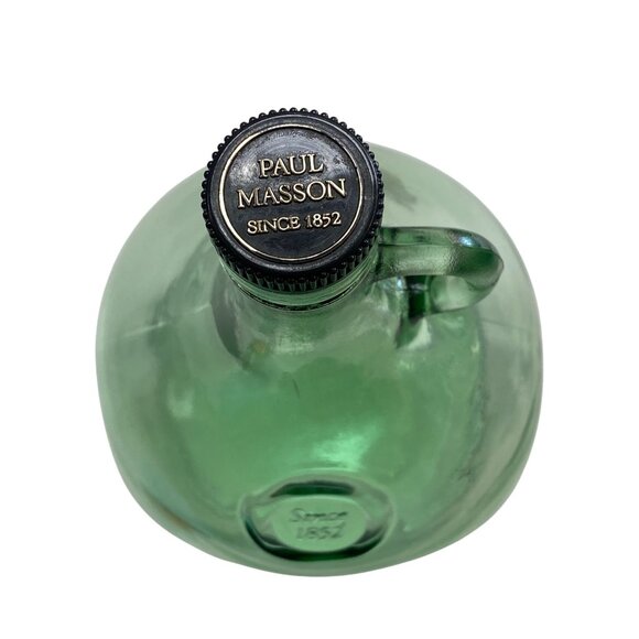 Paul Masson Vintage Green Glass Jug 1 Gallon With Handle - Picture 7 of 9